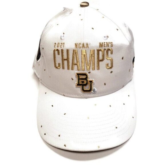 Nike NCAA 2021 Men's Final Four Basketball Champs Baylor Bears Snapback Hat Cap - Picture 1 of 8